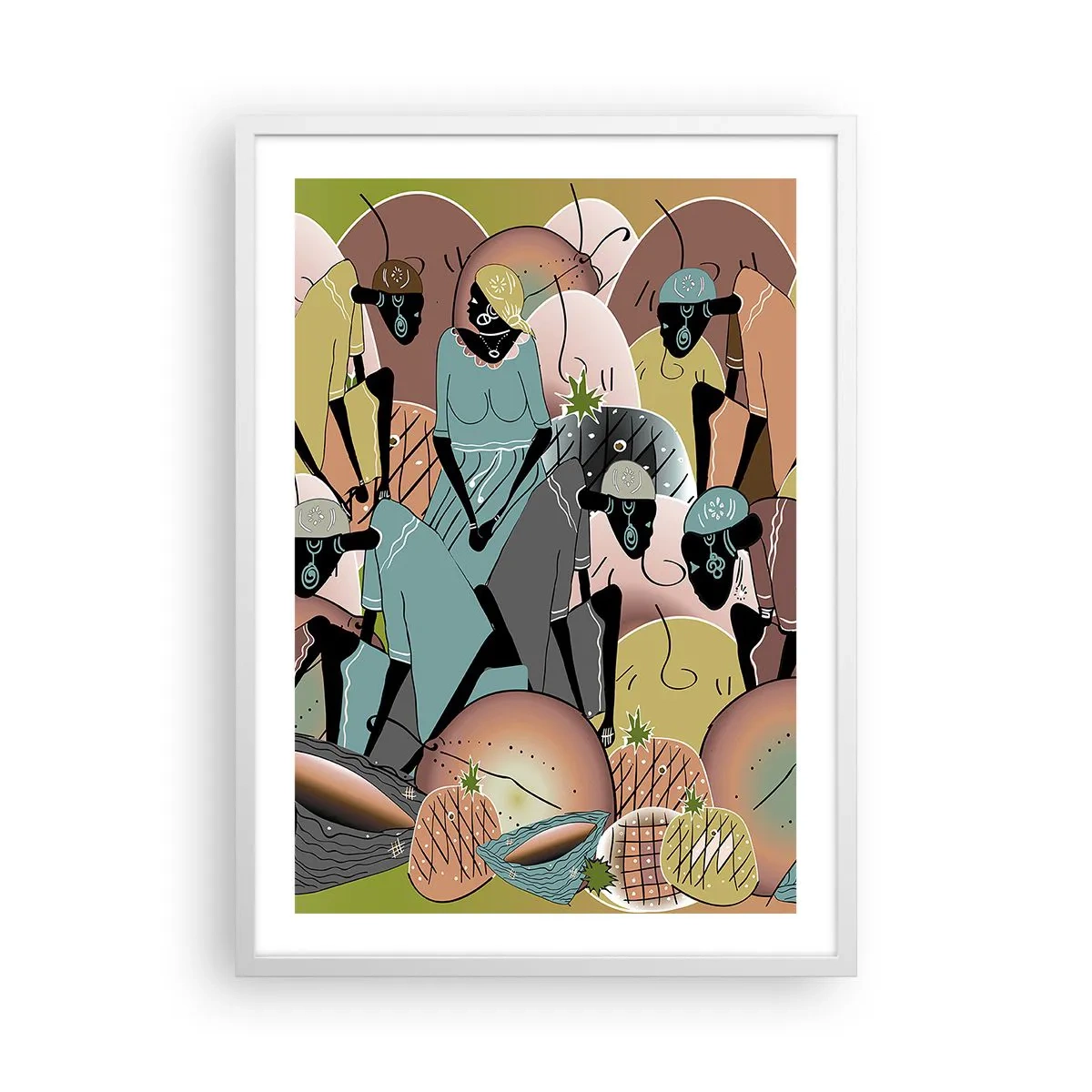 Plakát v bílém rámu - Blíží se velký svátek - 50x70 cm