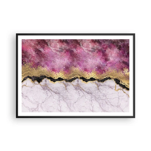 Plakát v černém rámu - Na hranici - 100x70 cm