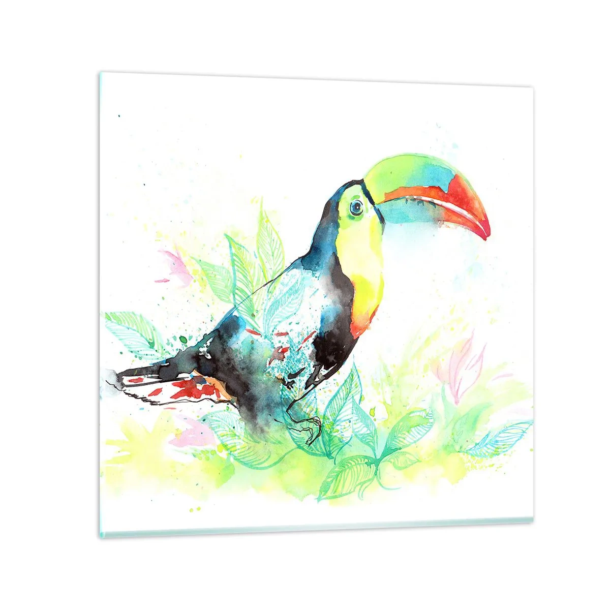 Obraz na skle - Barevný jako Jižní Amerika - 70x70 cm