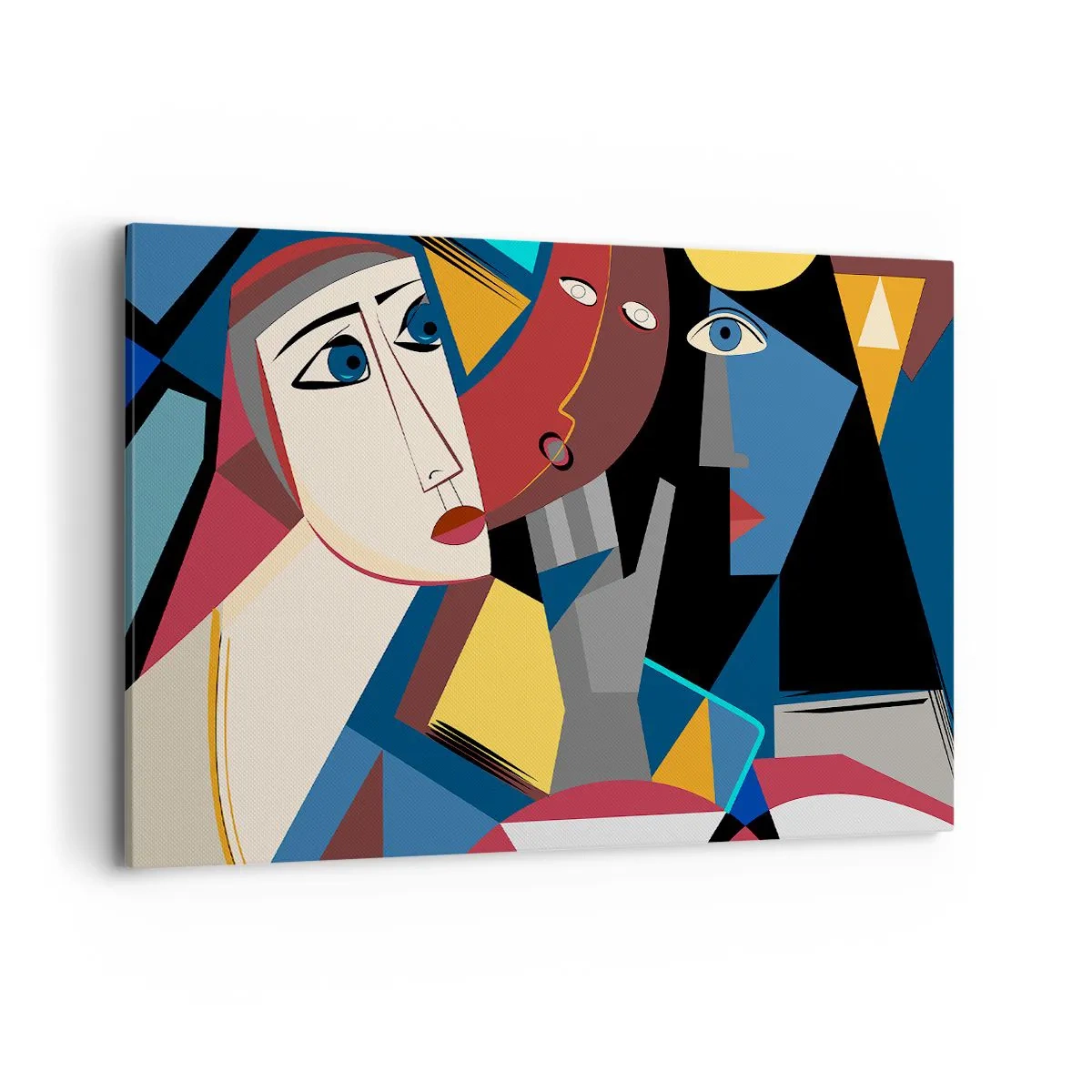 Obraz na plátně - Konverzace kubistů - 120x80 cm