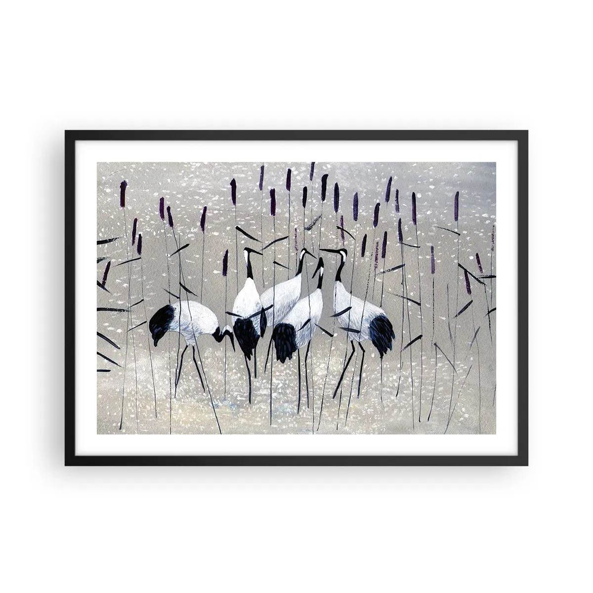 Plakát v černém rámu - Mezi svými - 70x50 cm