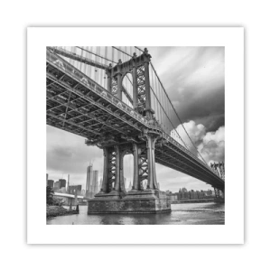 Plakát - Do srdce města - 40x40 cm