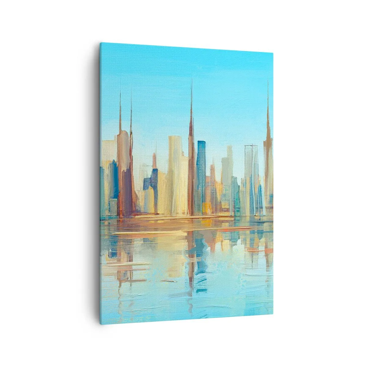 Obraz na plátně - Prosluněná metropole - 70x100 cm
