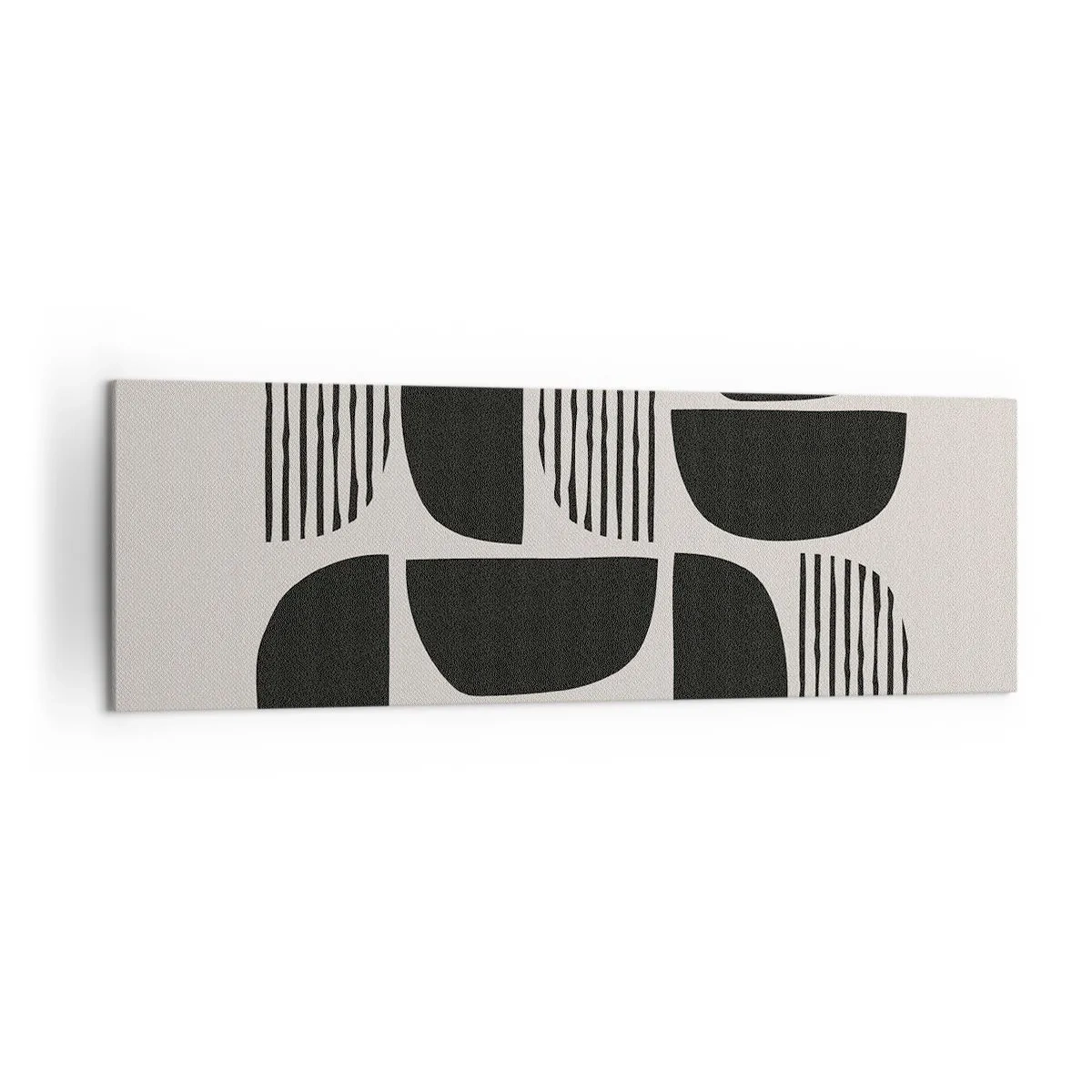 Obraz na plátně - Polovičaté soustavy - 160x50 cm