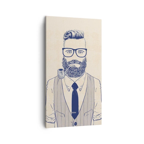 Obraz na plátně - Pohodový, mužský a módní - 45x80 cm
