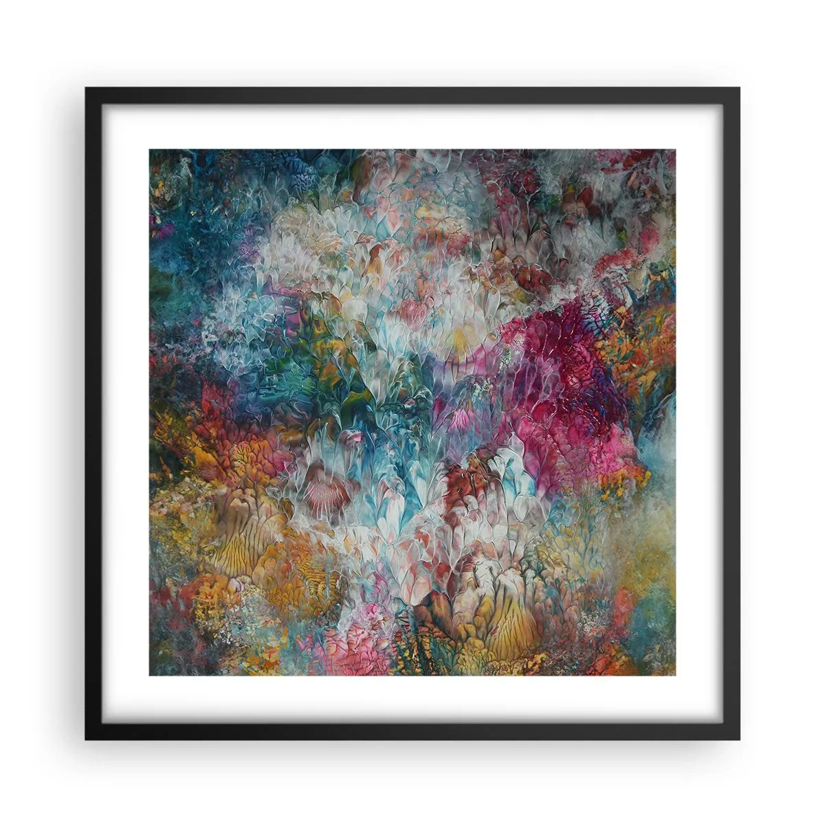 Plakát v černém rámu - V plném rozkvětu - 50x50 cm