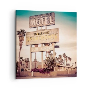 Obraz na plátně - Zde se zastavil čas - 60x60 cm