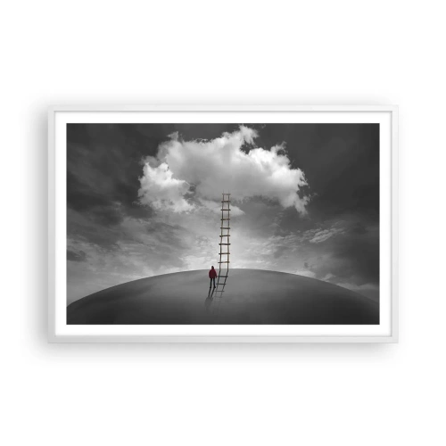 Plakát v bílém rámu - Všechno je možné - 91x61 cm