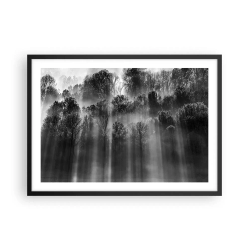 Plakát v černém rámu - V paprscích světla - 70x50 cm