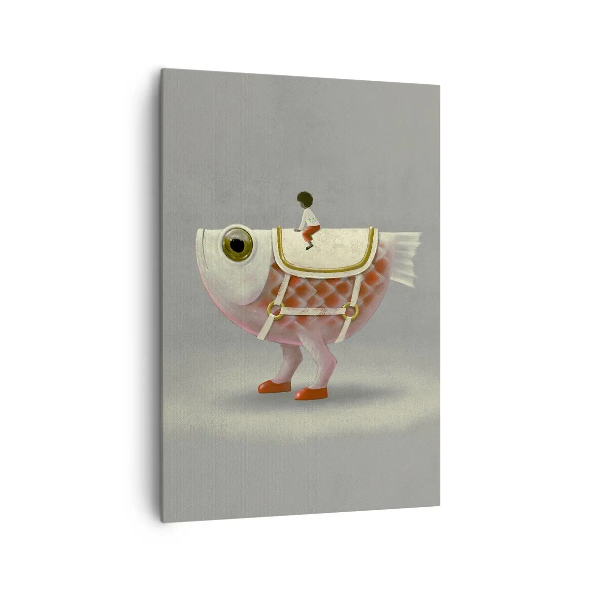 Obraz na plátně - Rybí jezdec - 70x100 cm