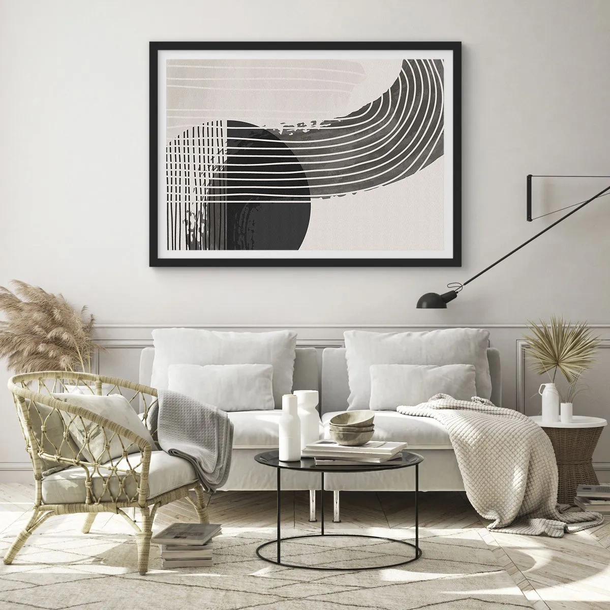 Plakát v černém rámu - Tam a zpět - 70x50 cm