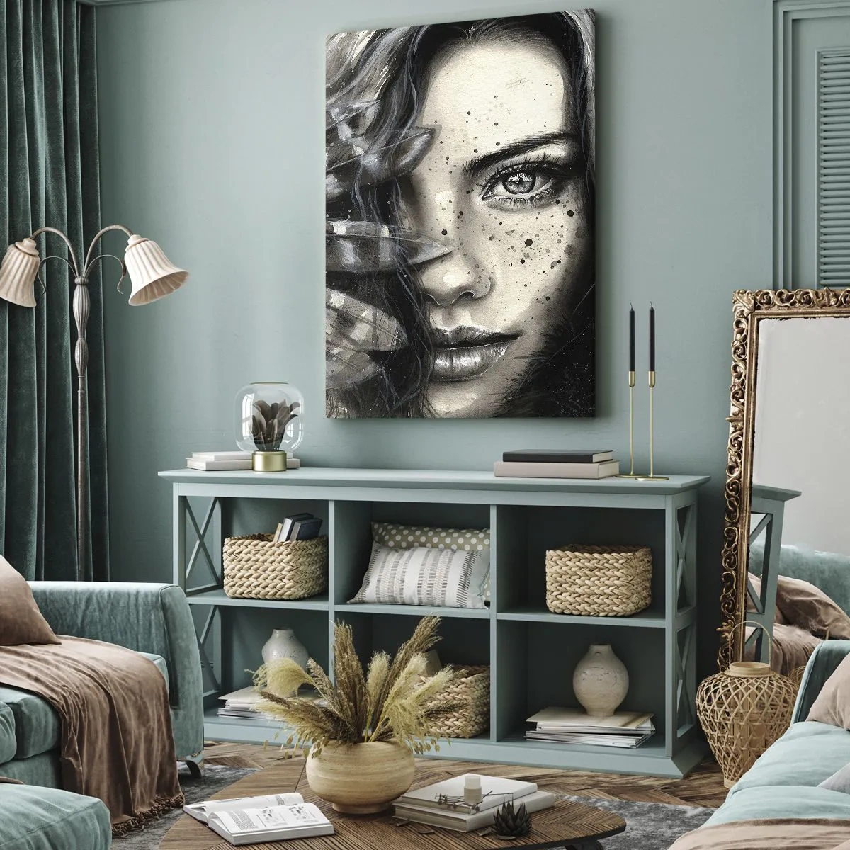 Obraz na plátně - Divoká krása - 45x80 cm