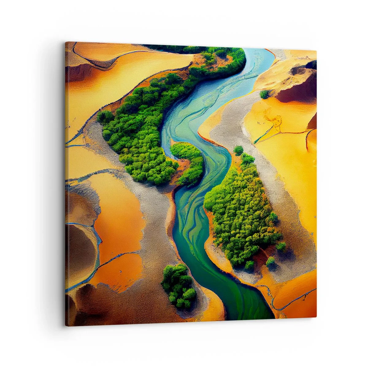 Obraz na plátně - Životodárná řeka - 50x50 cm