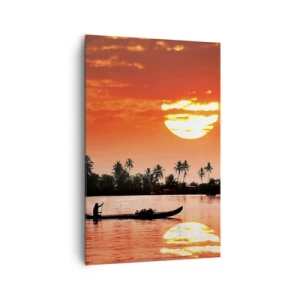 Obraz na plátně - Klid tropů při západu - 80x120 cm