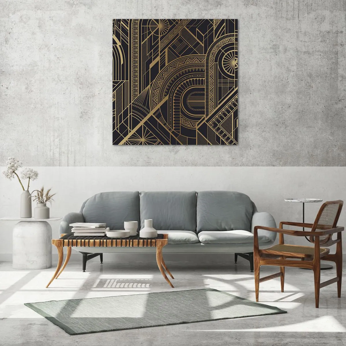 Obraz na skle - Koncepty, nápady, plány - 50x50 cm