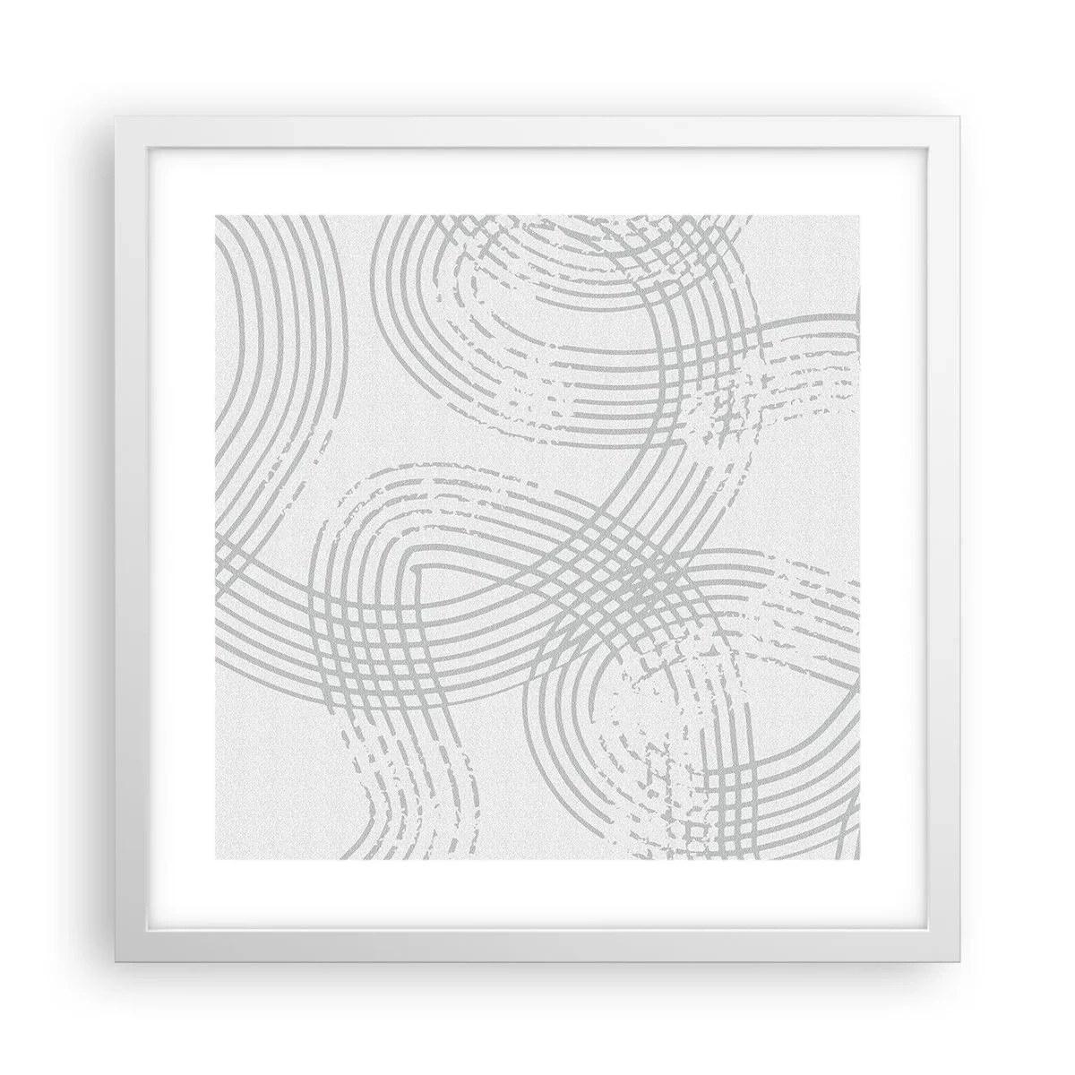 Plakát v bílém rámu - Snadné východisko neexistuje - 40x40 cm