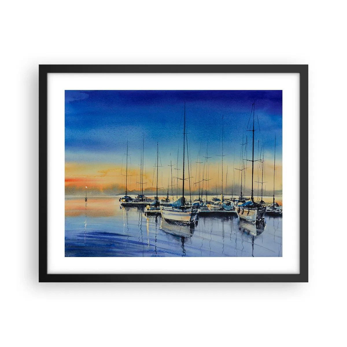 Plakát v černém rámu - Konec dobrého dne - 50x40 cm