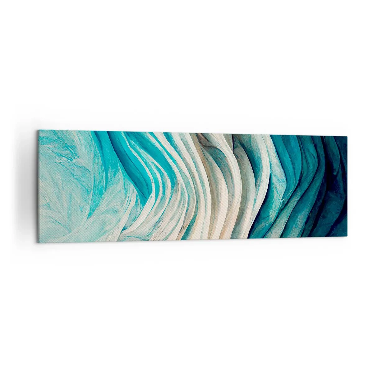 Obraz na plátně - Modrá neukojitelnost - 160x50 cm