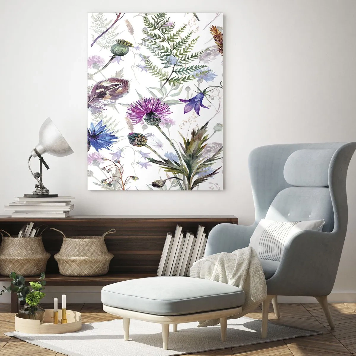 Obraz na skle - Polský herbář - 50x70 cm