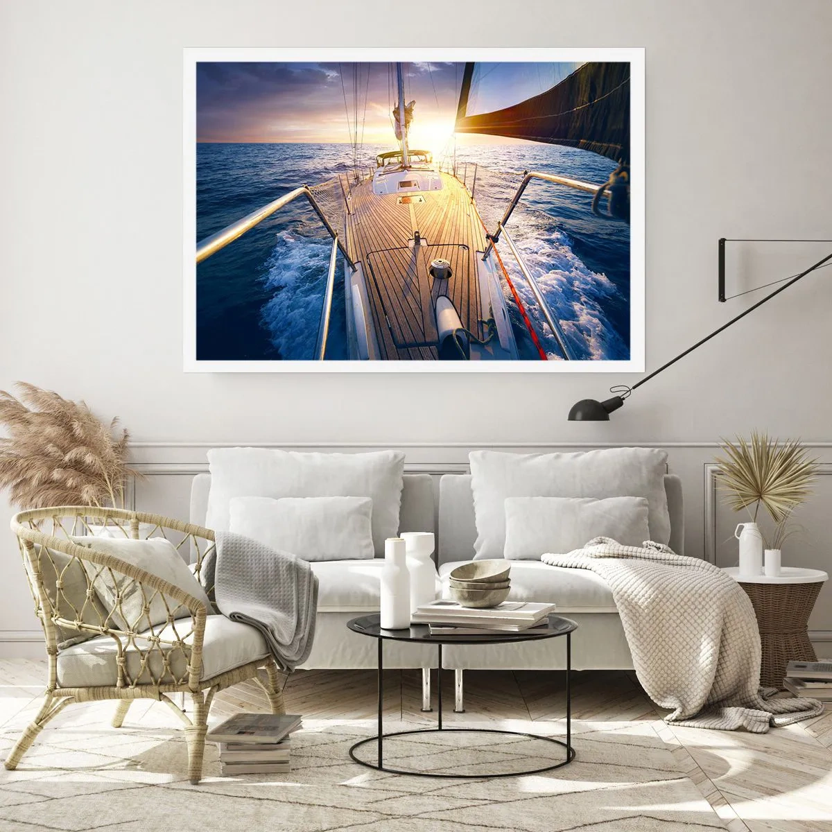 Plakát - Běžící po vlnách - 100x70 cm