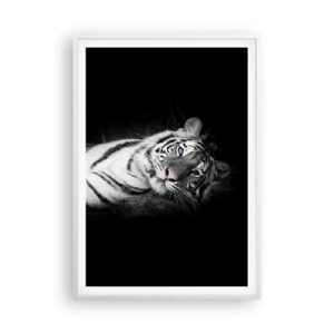 Plakát v bílém rámu - Divočina a klid - 70x100 cm
