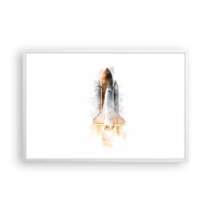 Plakát v bílém rámu - Průzkumníci do toho - 91x61 cm
