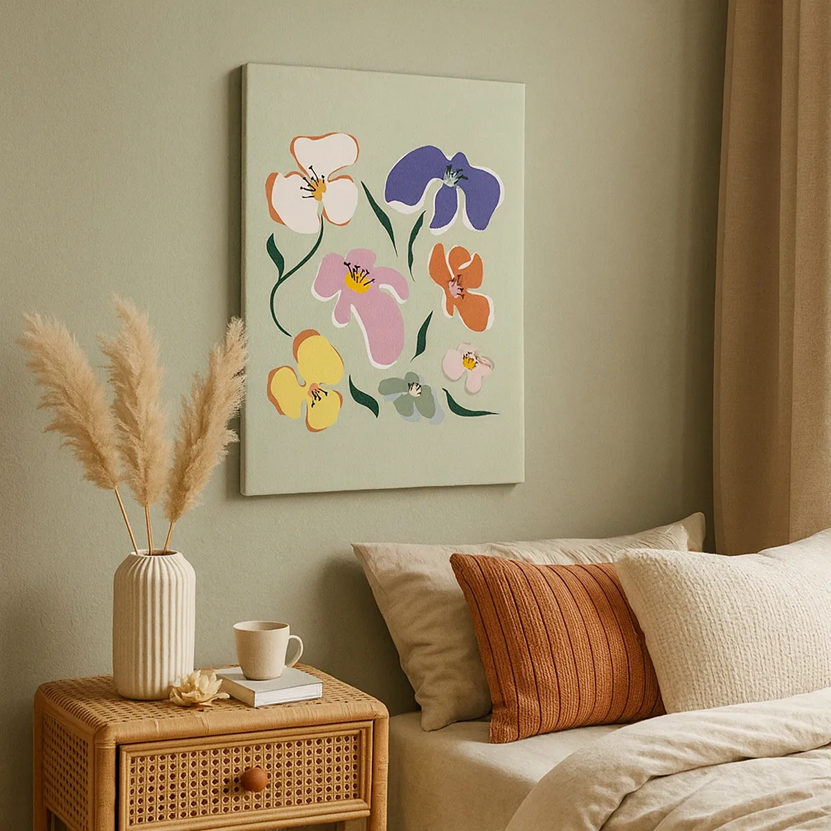 Obraz na plátně - Macešky - 50x70 cm