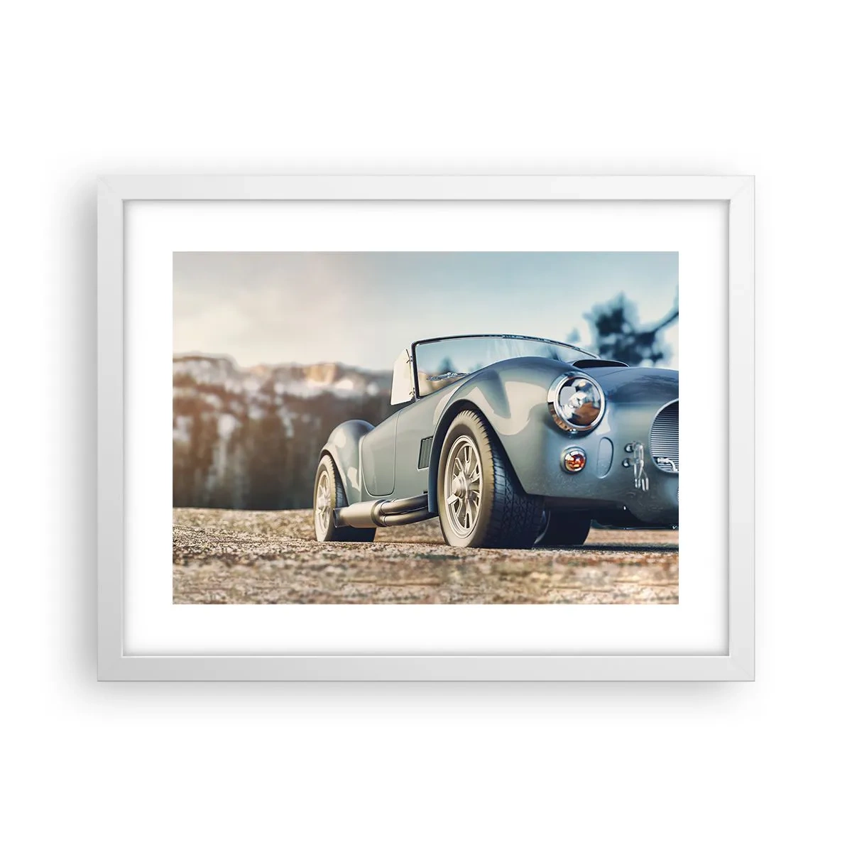 Plakát v bílém rámu - Protože na stylu záleží - 40x30 cm