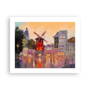 Plakát - Pařížské ikony – Moulin Rouge - 50x40 cm
