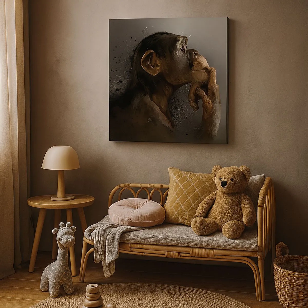 Obraz na plátně - Určitě myslitel - 30x30 cm