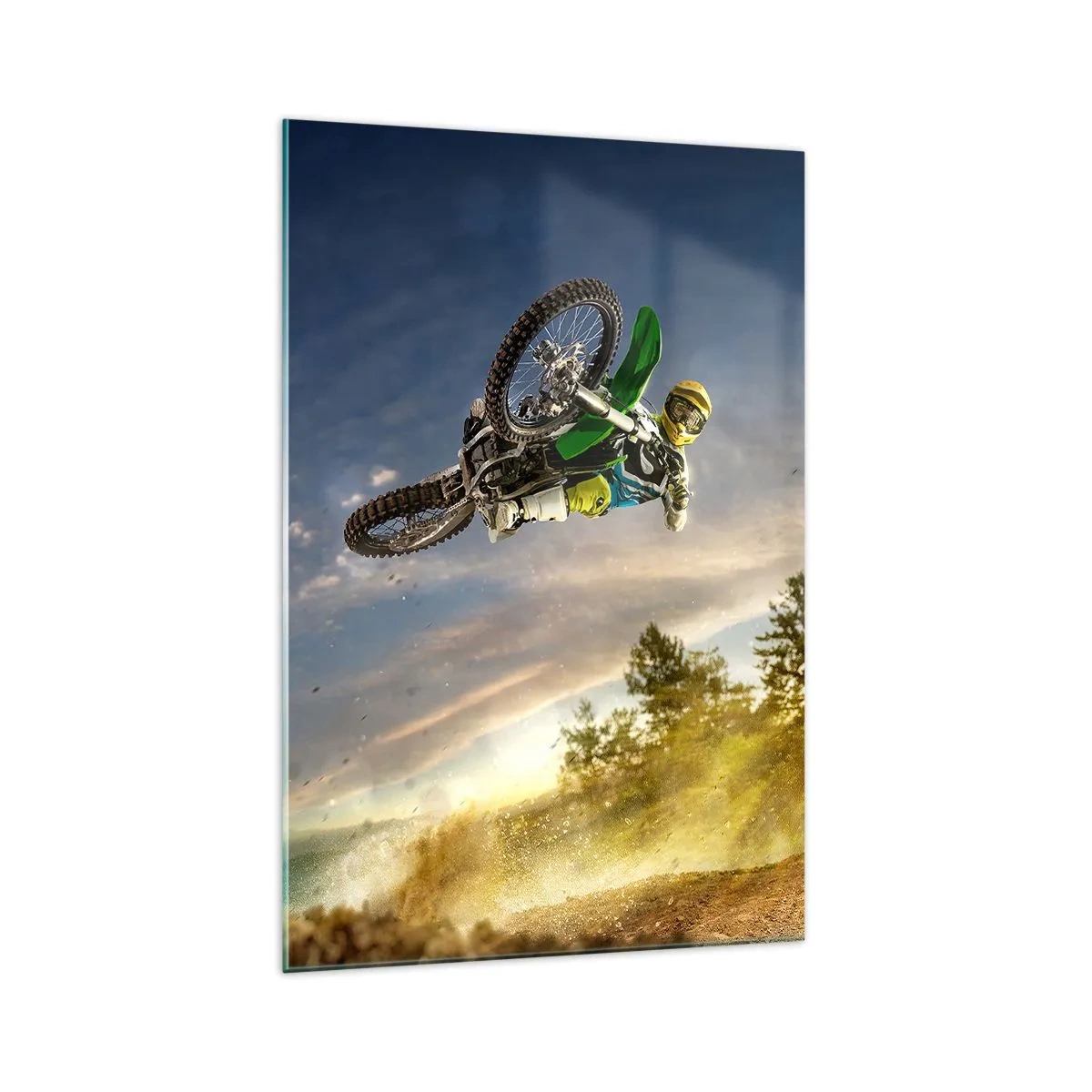 Obraz na skle - Zapni emoce! - 70x100 cm