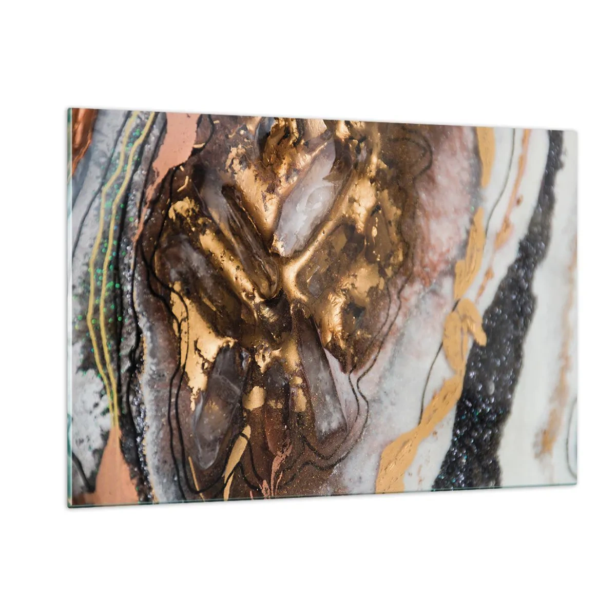 Obraz na skle - Prvek země - 120x80 cm