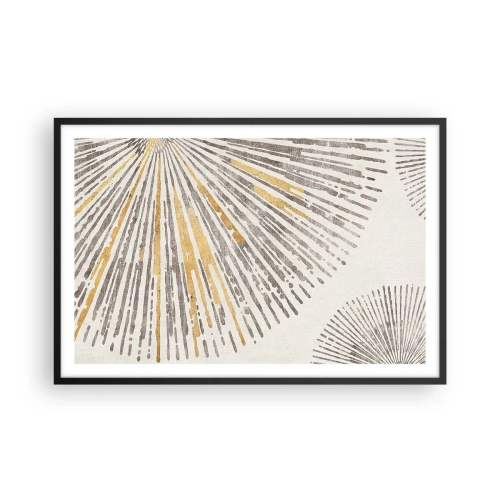 Plakát v černém rámu - Krása paprsku - 91x61 cm