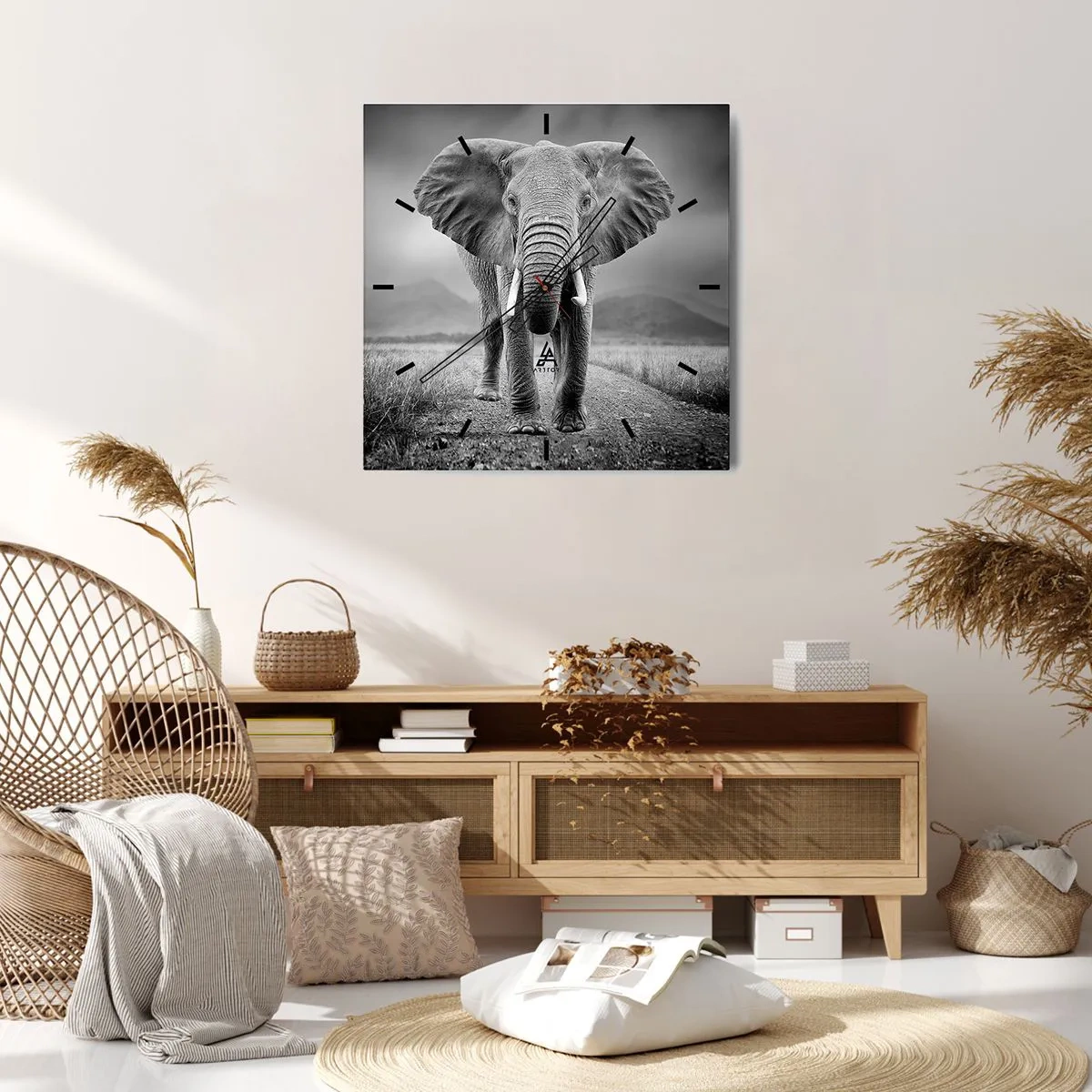 Nástěnné hodiny - Hostitel vítá - 30x30 cm