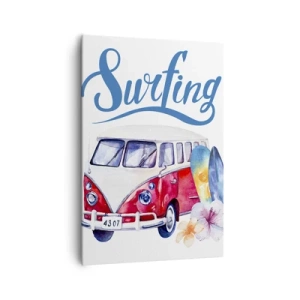 Obraz na plátně - Okurka - klasika pro surfaře - 70x100 cm