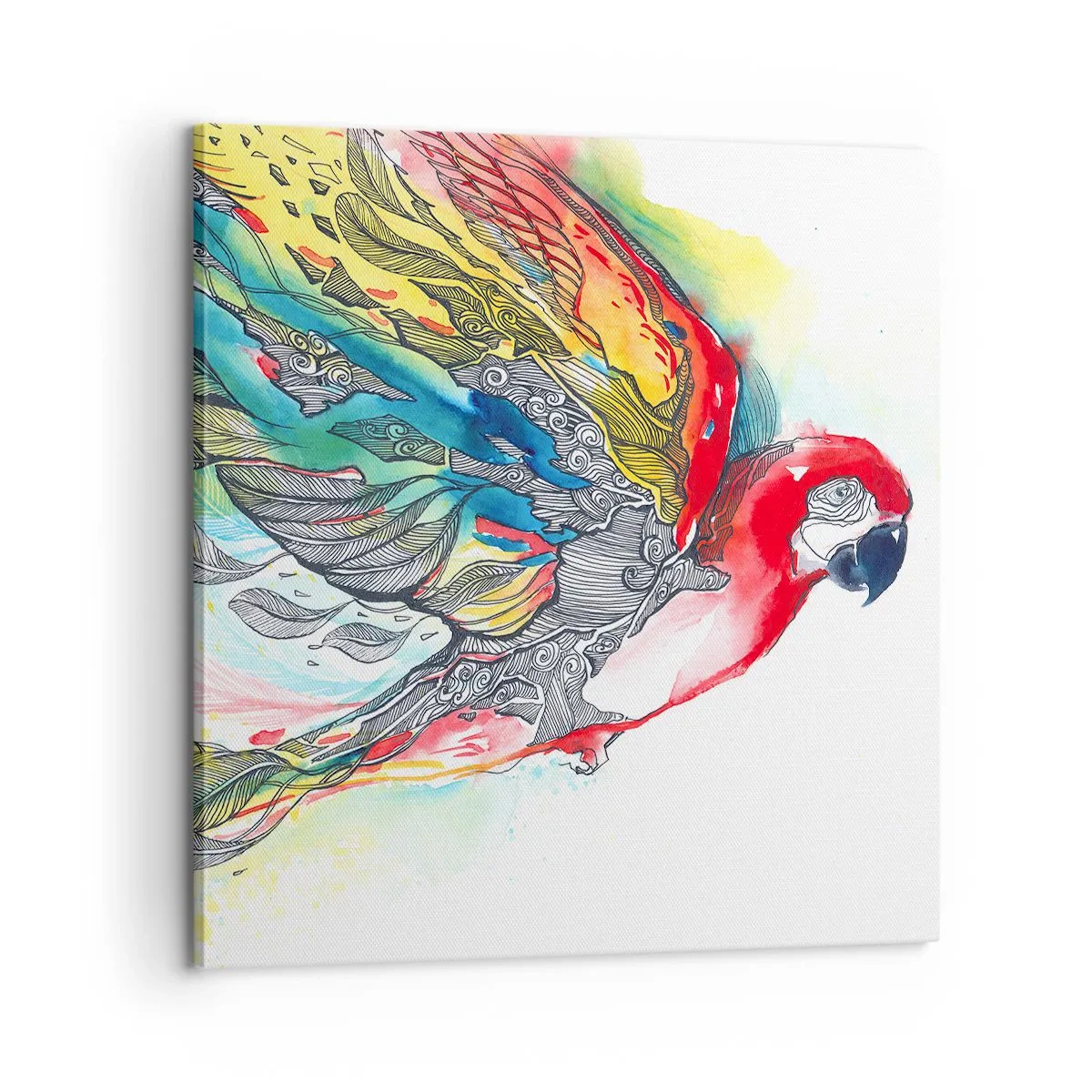Obraz na plátně - Žij barevně - 60x60 cm