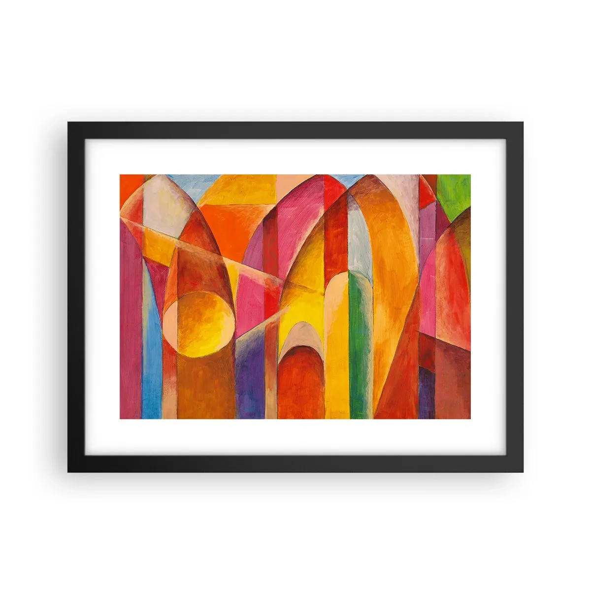 Plakát v černém rámu - Katedrála slunce - 40x30 cm