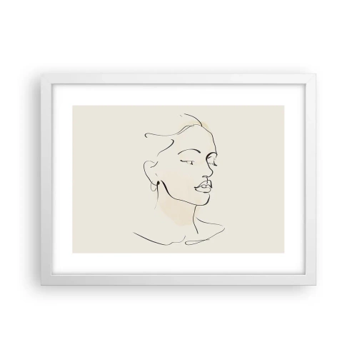 Plakát v bílém rámu - Výrazným tahem - 40x30 cm