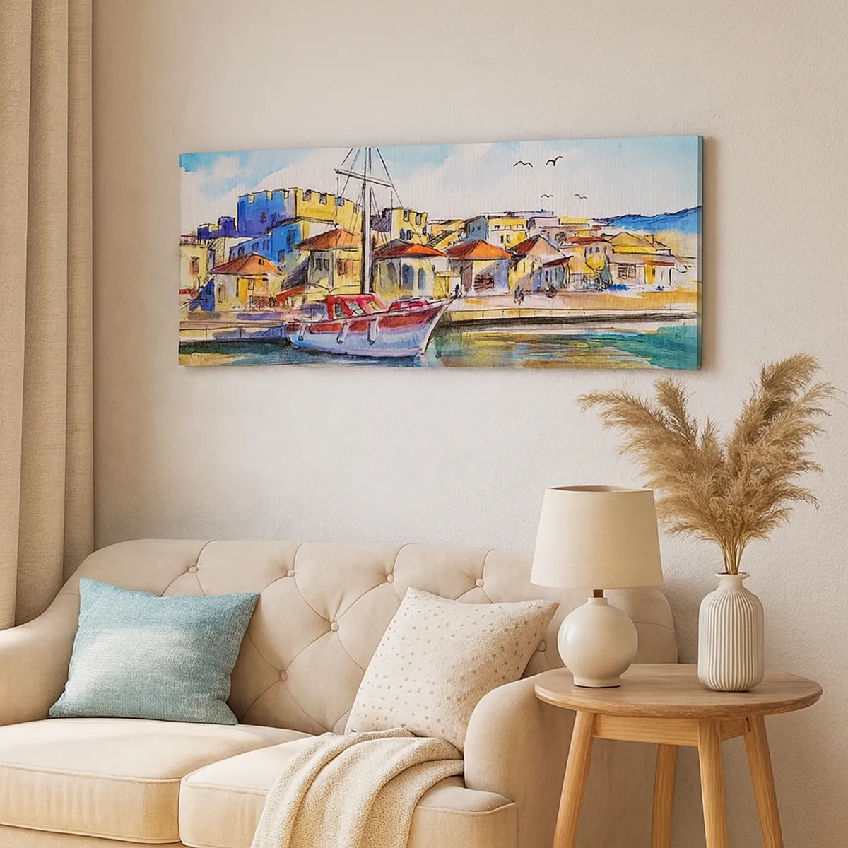 Obraz na plátně - Duhové odpoledne - 30x30 cm