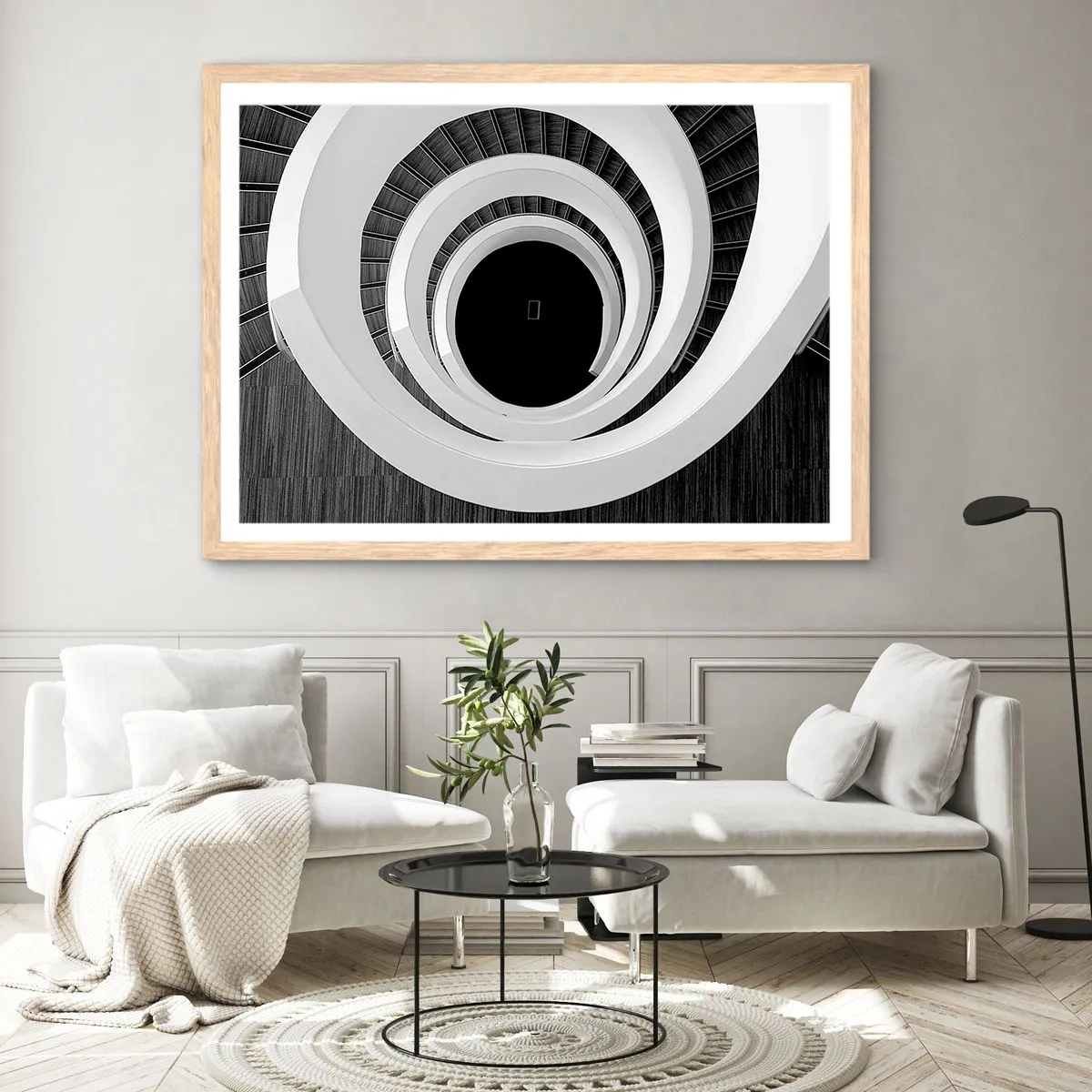 Plakát v rámu světlý dub - K podstatě věcí - 70x50 cm