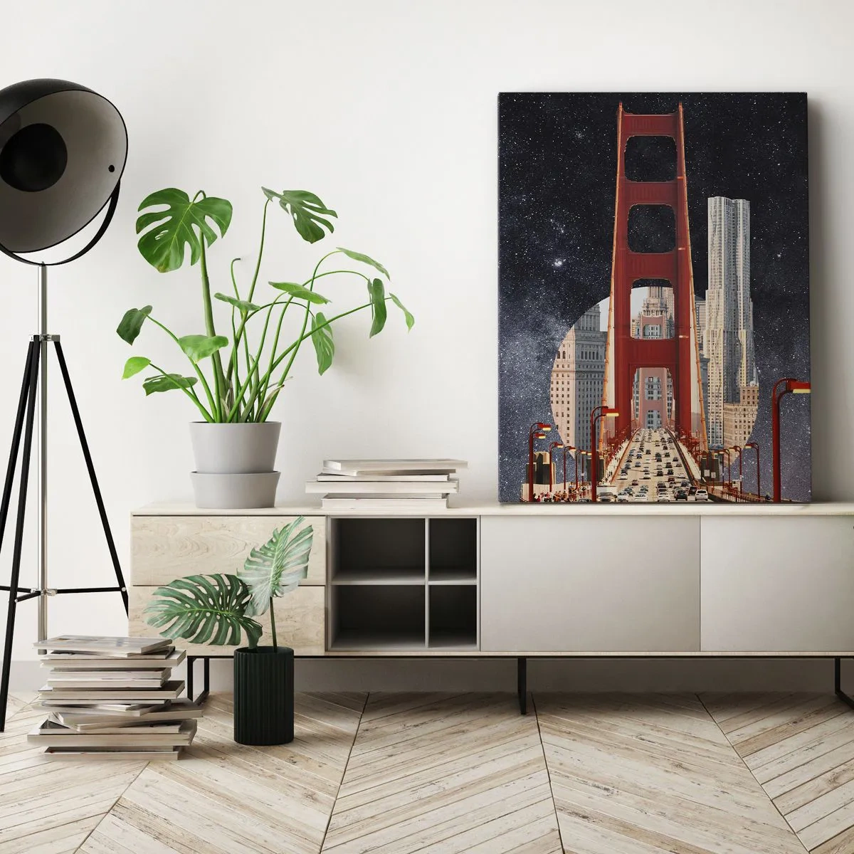 Obraz na plátně - Vždy uprostřed - 50x70 cm