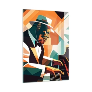 Obraz na skle - Celý tento jazz - 50x70 cm