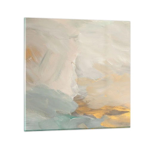 Obraz na skle - Abstrakce – krajina něhy - 50x50 cm