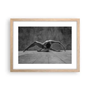 Plakát v rámu světlý dub - Nalezená symetrie - 40x30 cm
