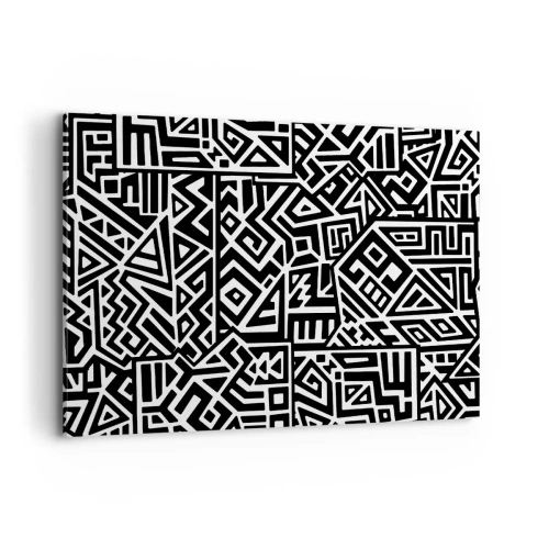 Obraz na plátně - Předkolumbovská kompozice - 120x80 cm