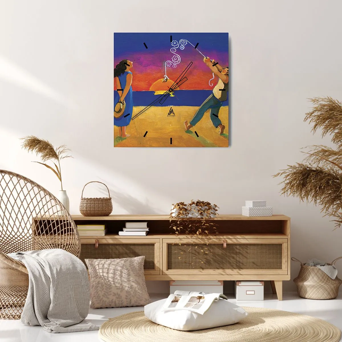 Nástěnné hodiny - Více než hvězda z nebe - 40x40 cm