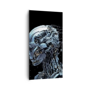 Obraz na plátně - Technologie je žena - 65x120 cm