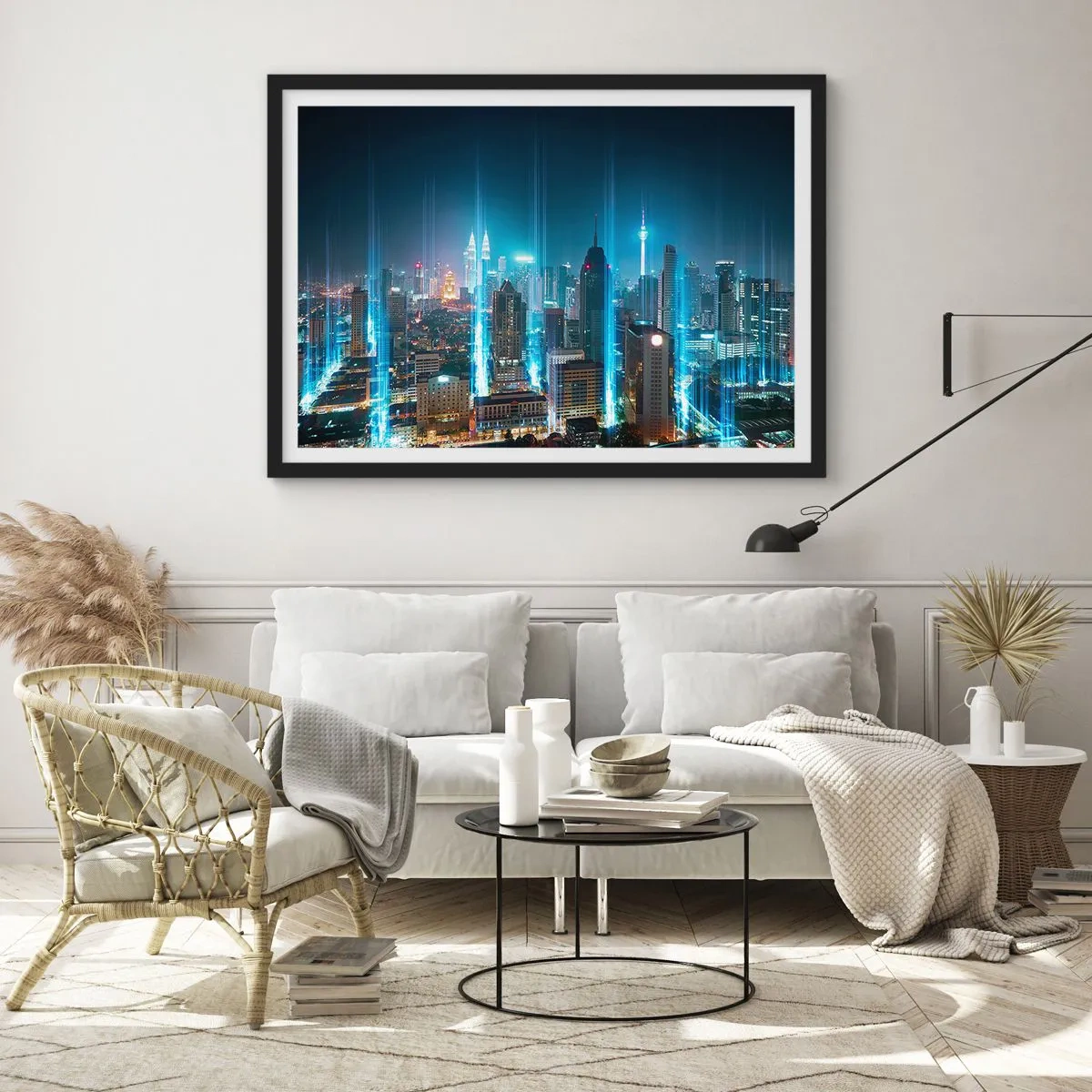 Plakát v černém rámu - Berlinským způsobem do nebe - 70x50 cm