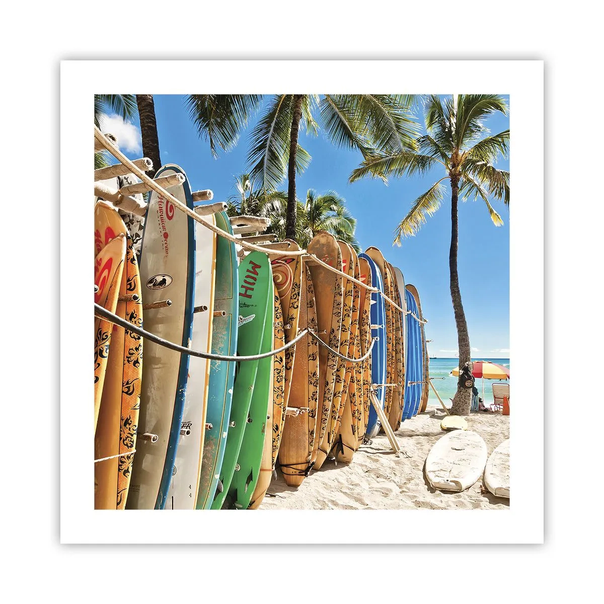 Plakát - Slunečná zábava - 50x50 cm