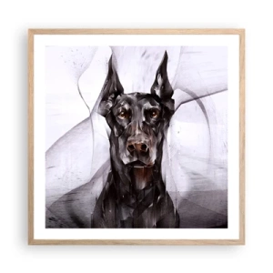 Plakát v rámu světlý dub - Z urozeného rodu - 60x60 cm